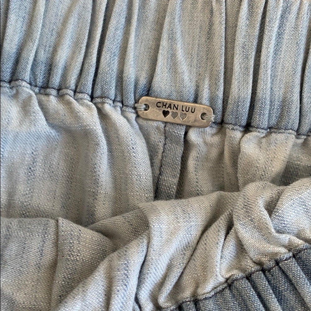 Chan Luu Chambray Mini Skirt - Picture 3 of 5